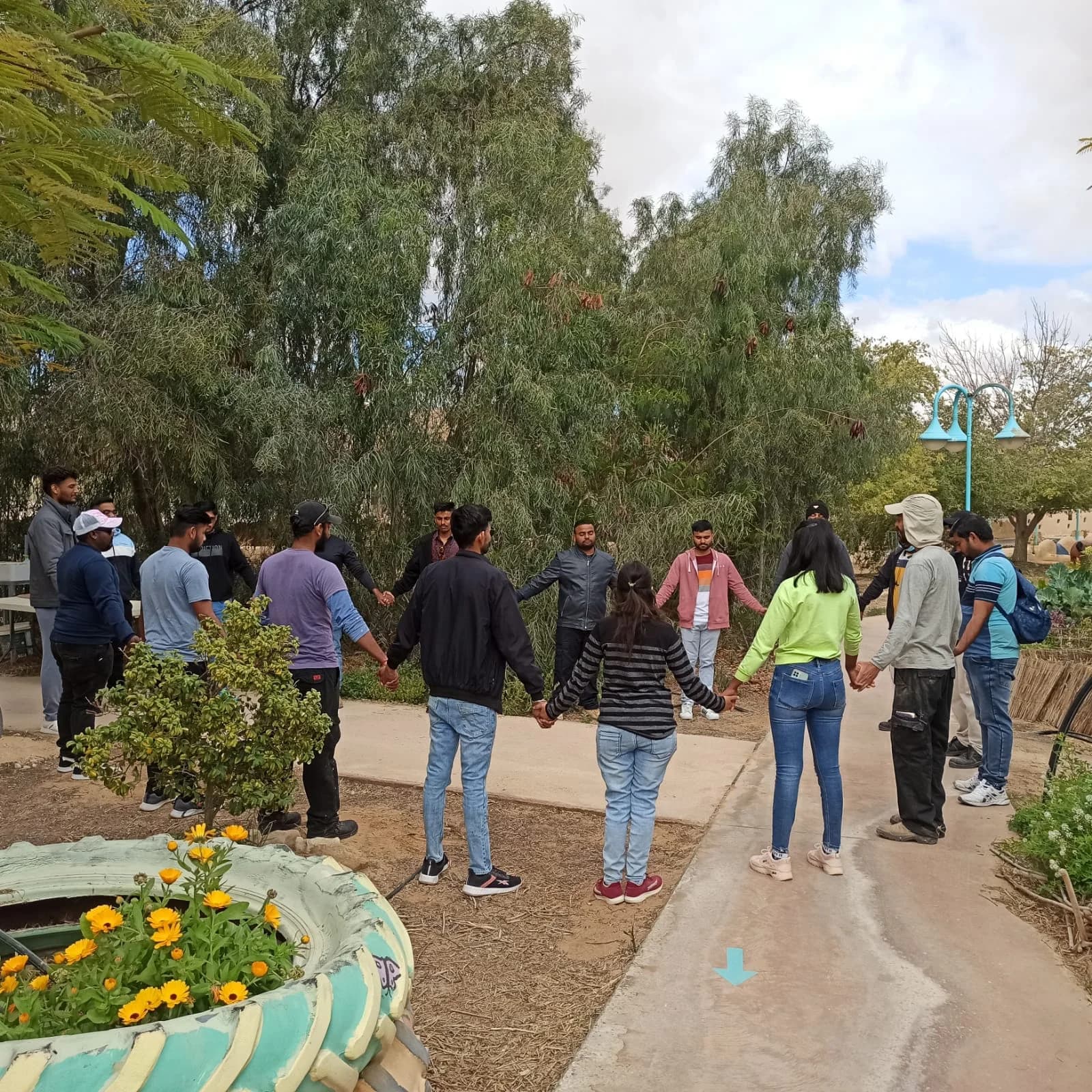 GreenRoot students together during an international agricultural programme abroad