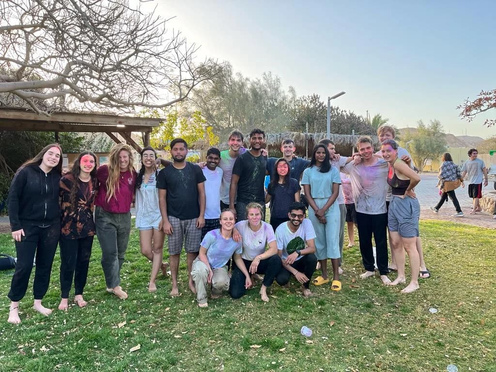 GreenRoot students together during an international agricultural programme abroad